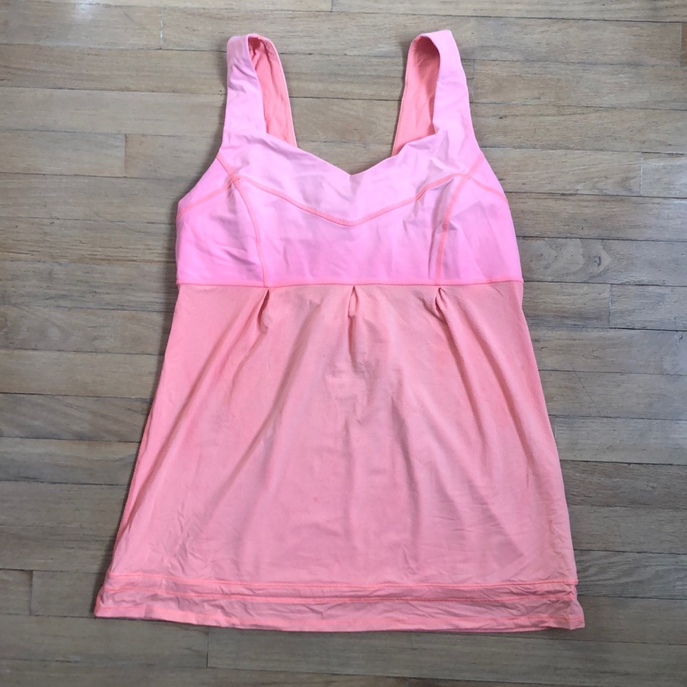 Lululemon Bright Orange top